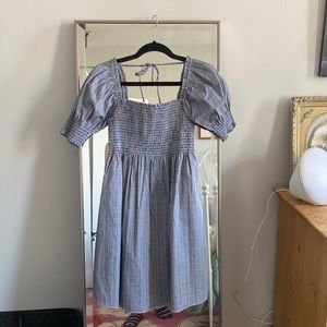 Hill House Athena Nap dress in Tai check (new with tags!)